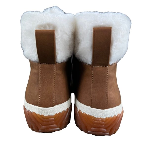 Skechers Women's Jagged Pond No Regrets Chestnut Brown Ankle Boots Sizes 6 - 9 - Picture 5 of 8